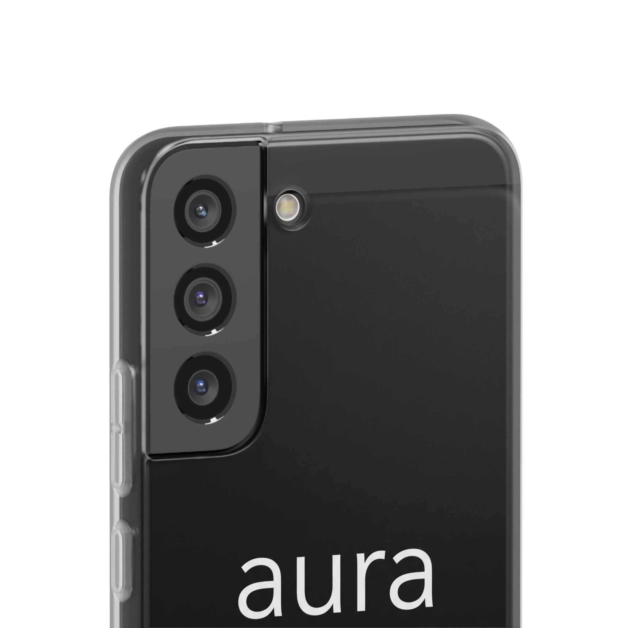 Aura Black Minimalist Phone Case