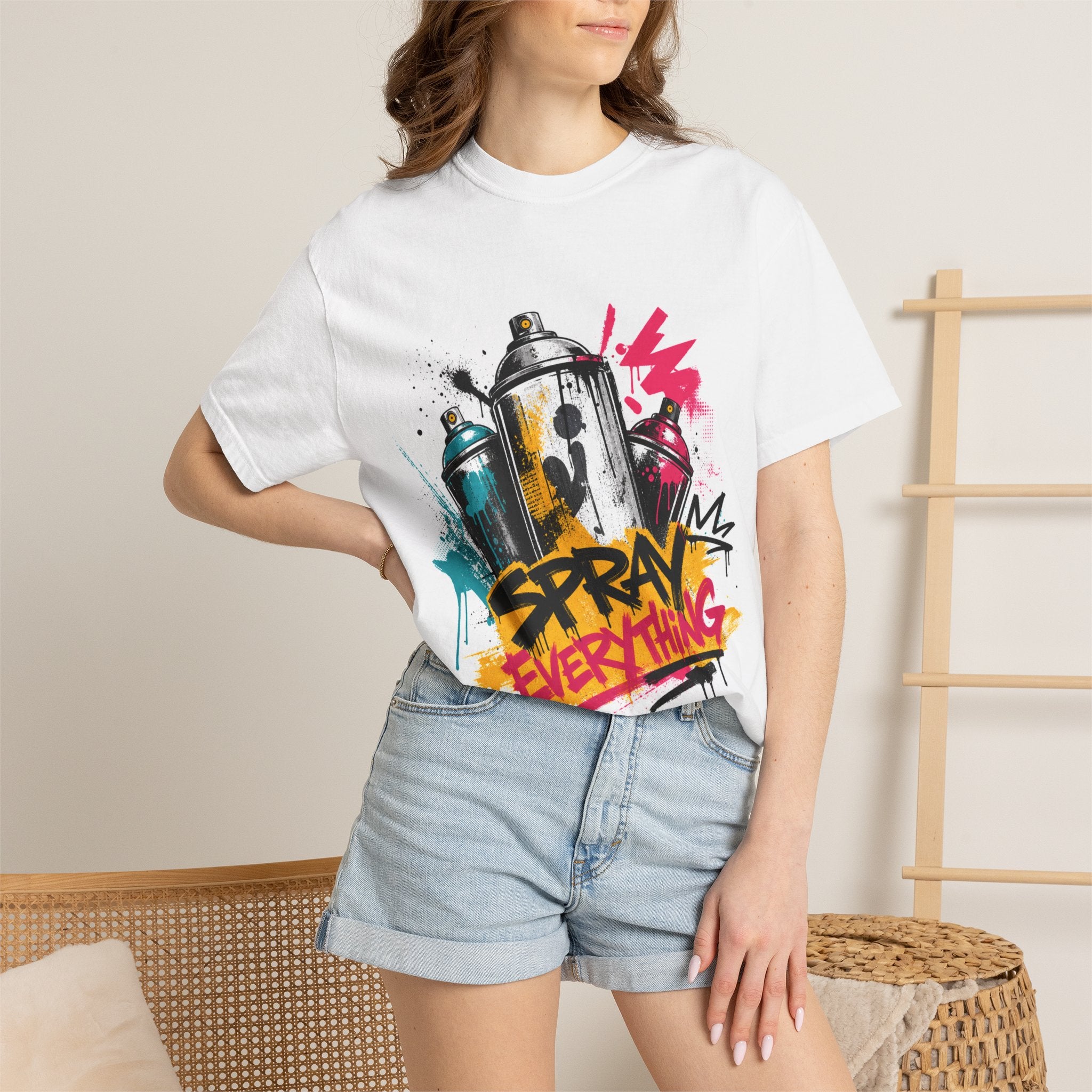 Spray Everything Graffiti T-Shirt