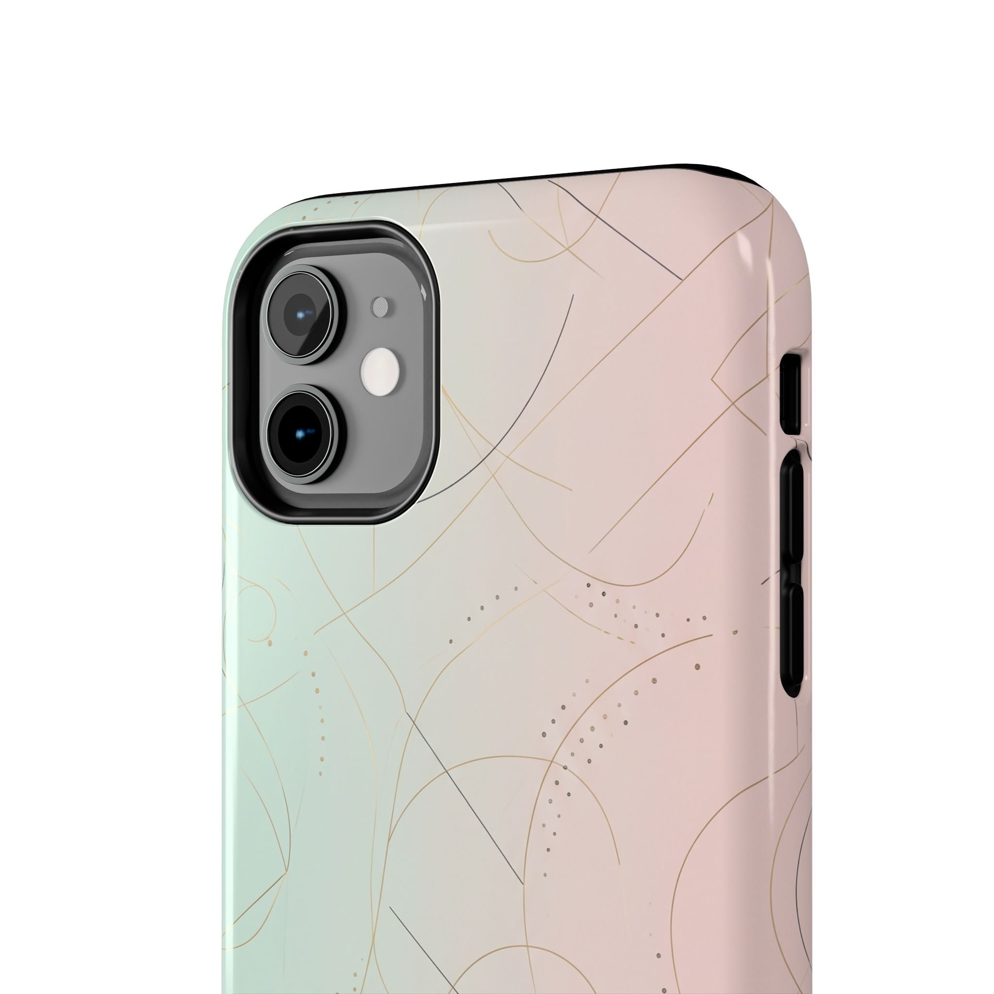 Pastel Swirl Tough Phone Case — Protective Gradient Phone Cover