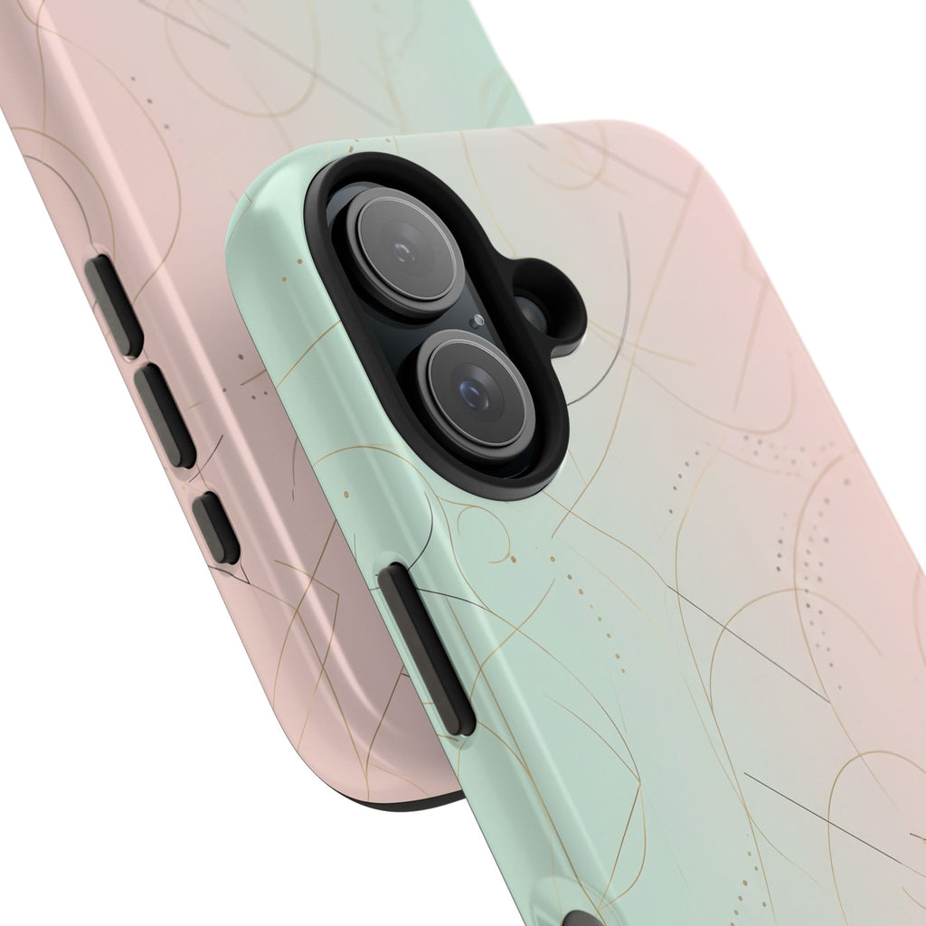 Pastel Swirl Tough Phone Case — Protective Gradient Phone Cover