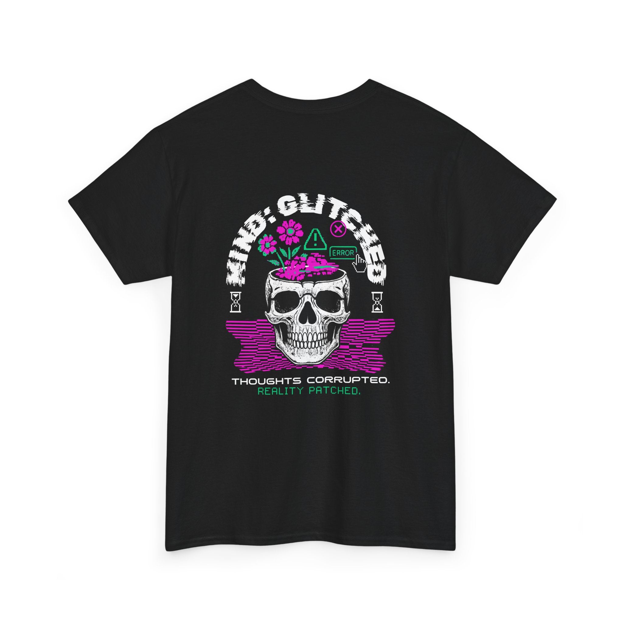 Skull Garden T-Shirt — Floral Skull "Heart Matters" Graphic Tee
