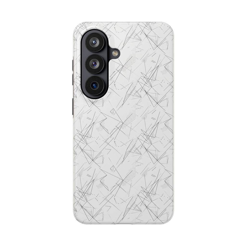 Marble Scratch Pattern Tough Phone Case — Protective iPhone Cover
