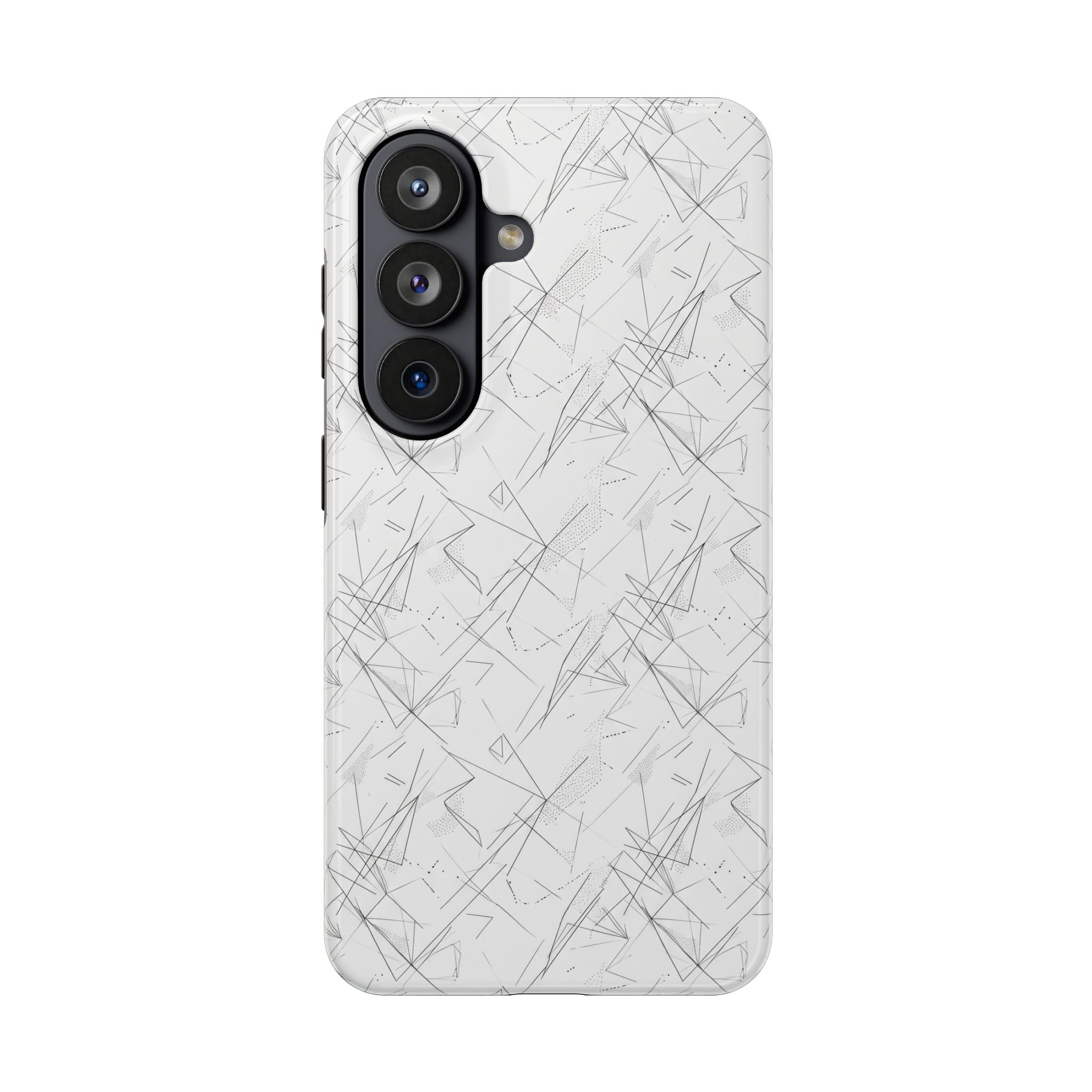 Marble Scratch Pattern Tough Phone Case — Protective iPhone Cover