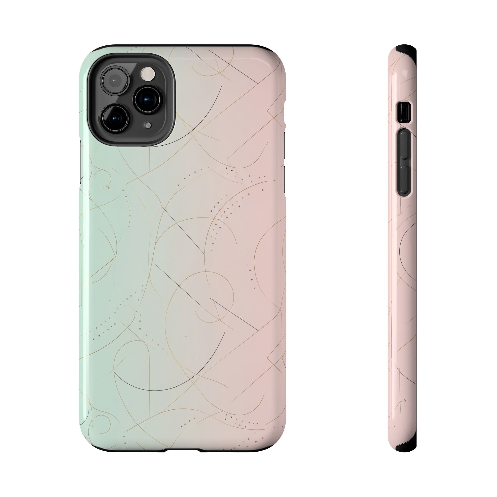 Pastel Swirl Tough Phone Case — Protective Gradient Phone Cover