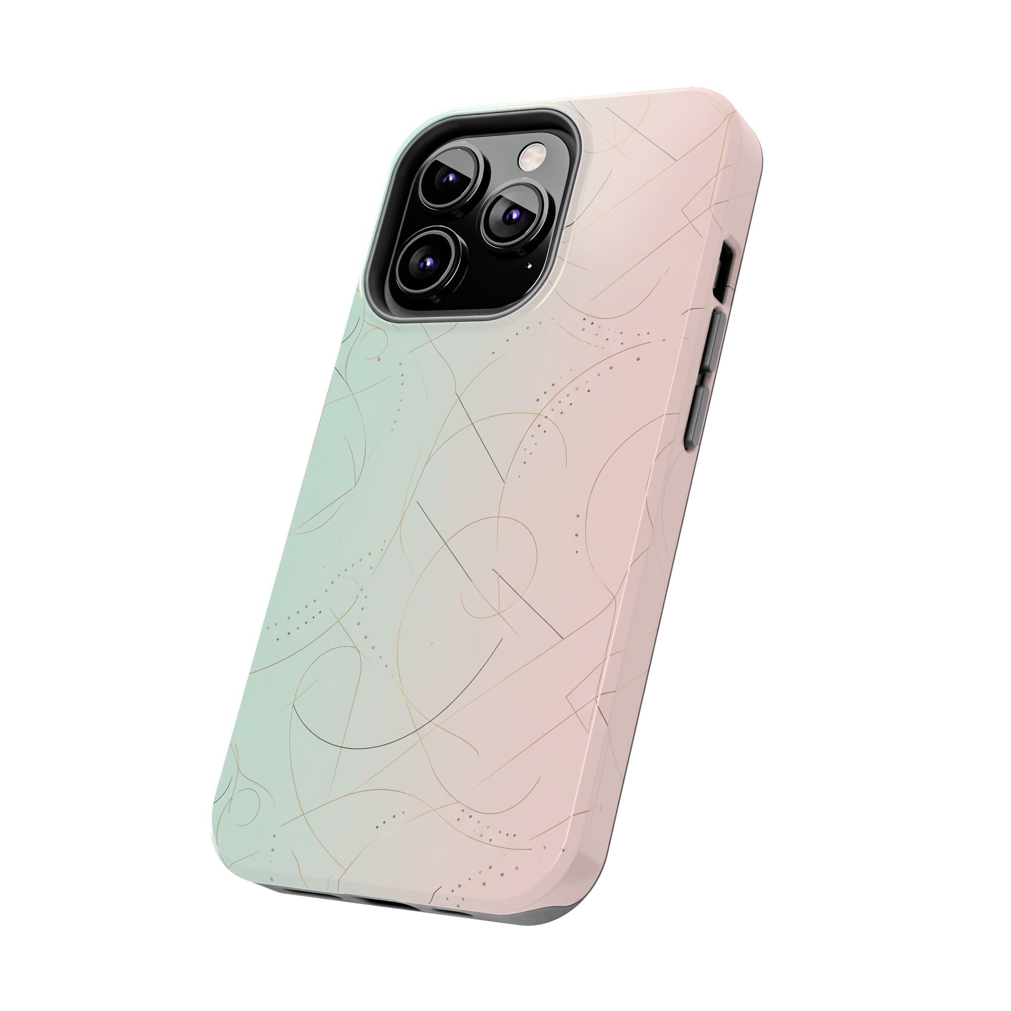 Pastel Swirl Tough Phone Case — Protective Gradient Phone Cover