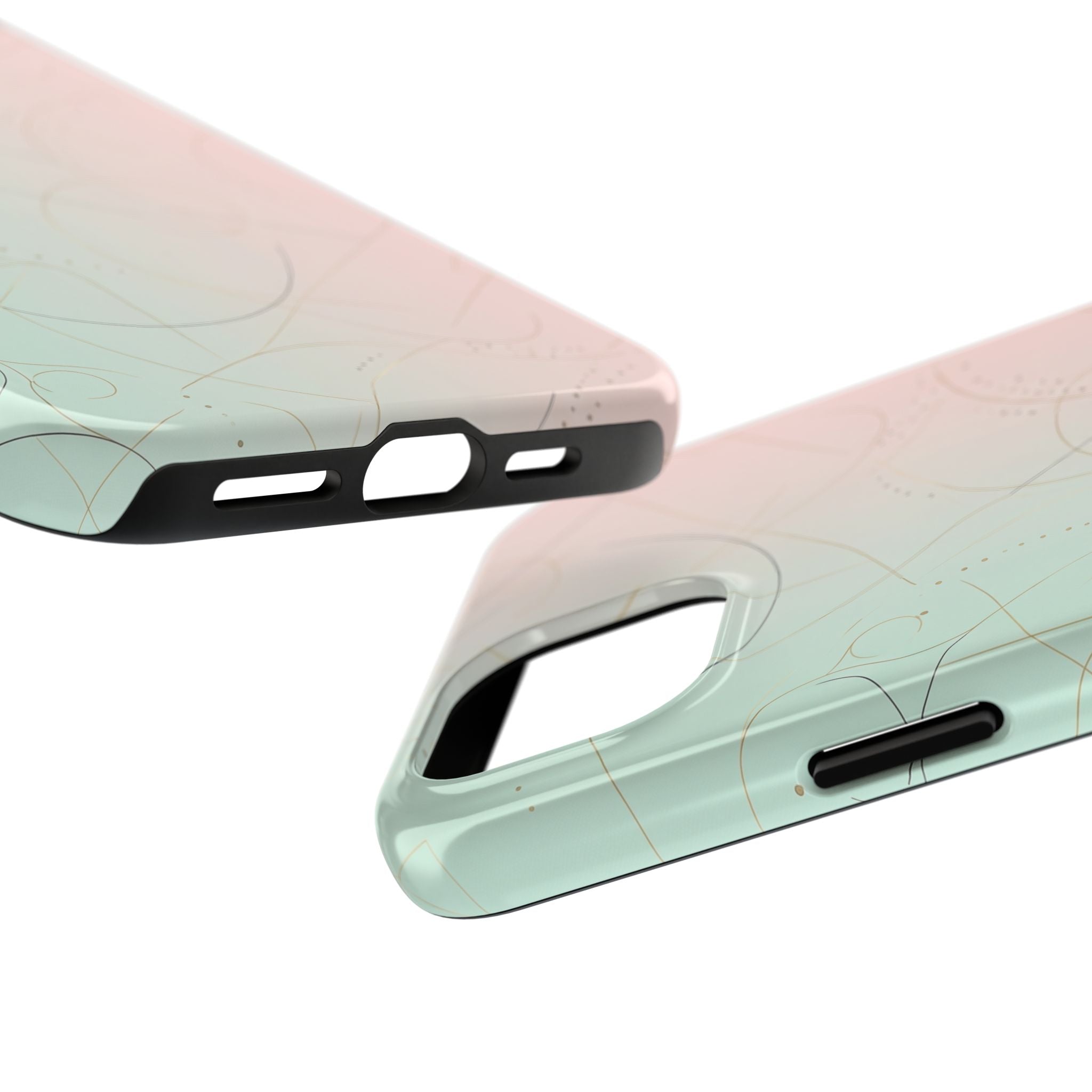 Pastel Swirl Tough Phone Case — Protective Gradient Phone Cover