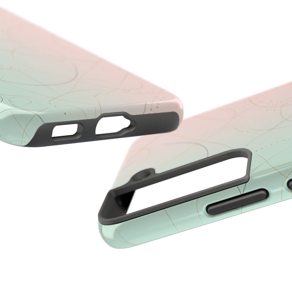 Pastel Swirl Tough Phone Case — Protective Gradient Phone Cover