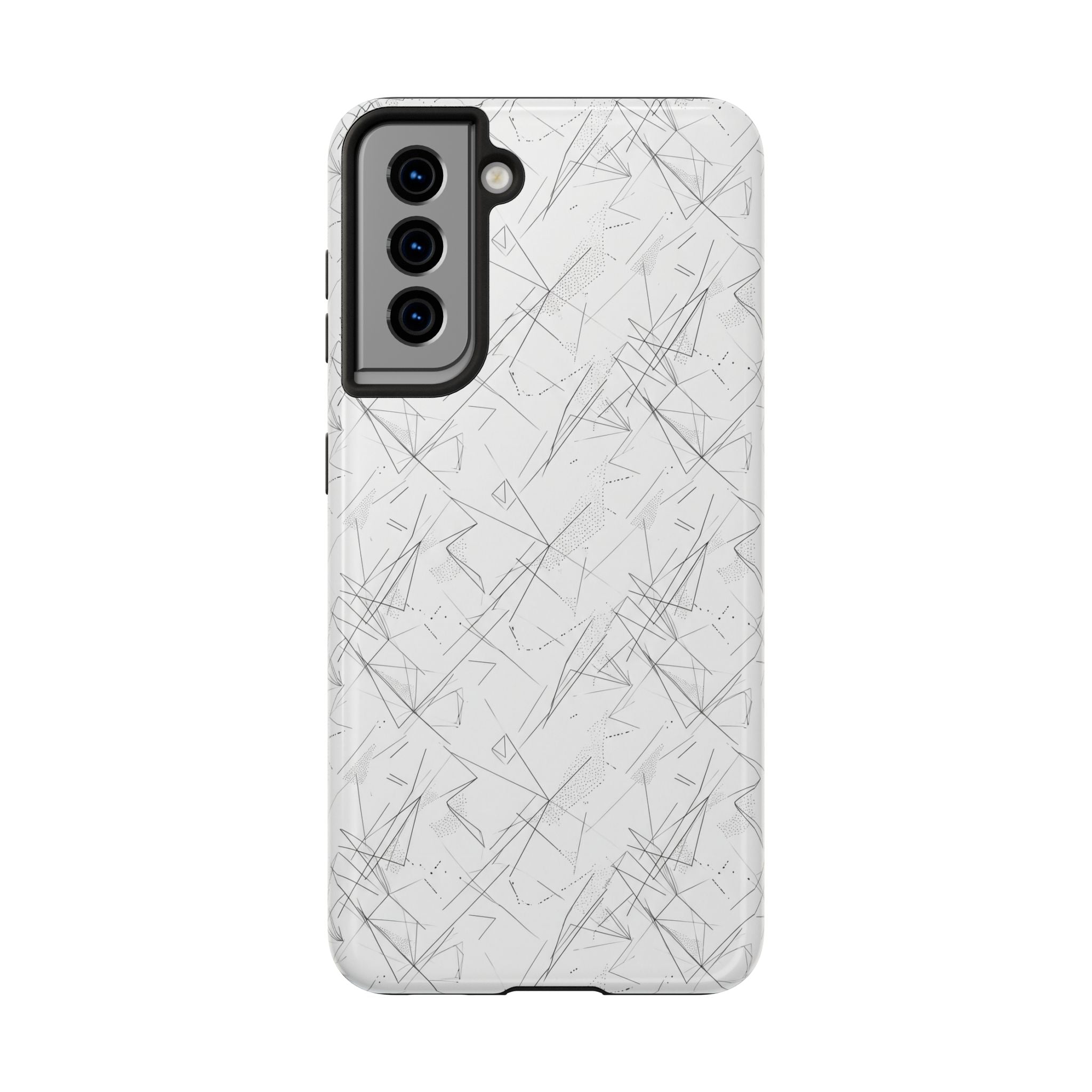 Marble Scratch Pattern Tough Phone Case — Protective iPhone Cover