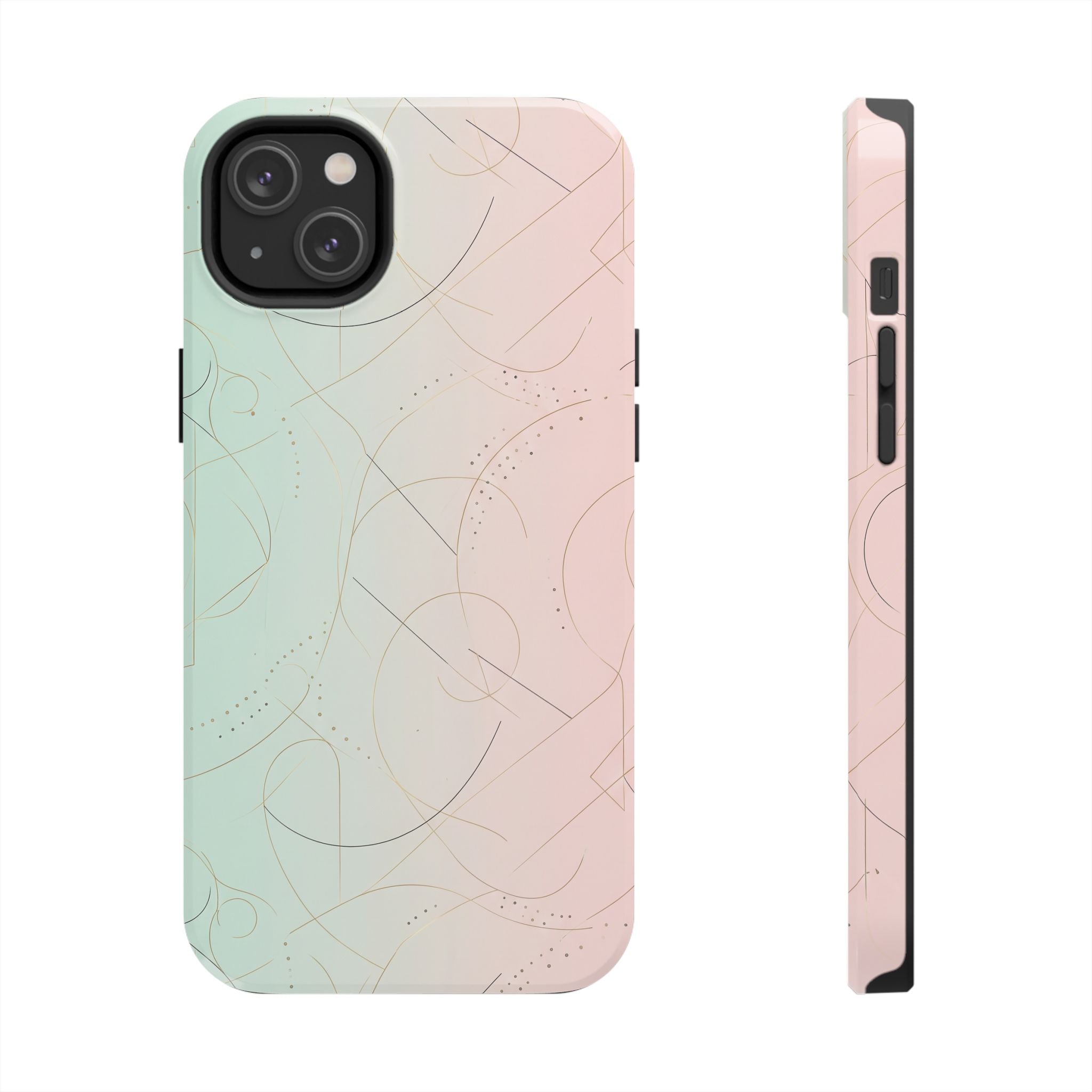 Pastel Swirl Tough Phone Case — Protective Gradient Phone Cover