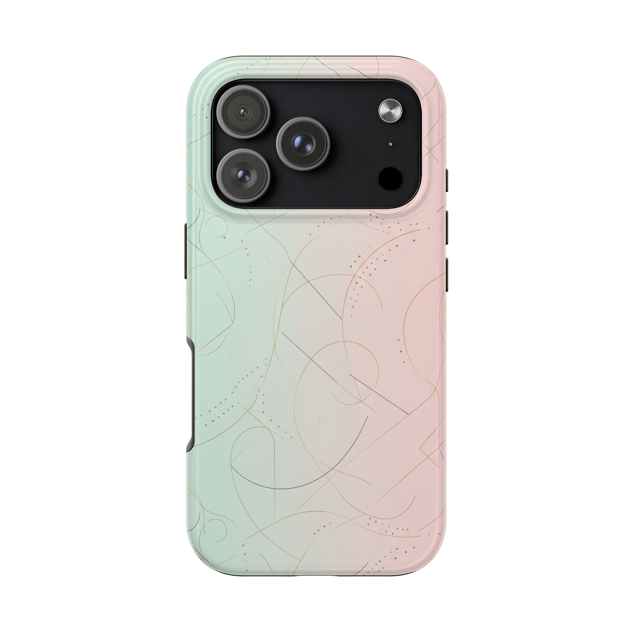 Pastel Swirl Tough Phone Case — Protective Gradient Phone Cover