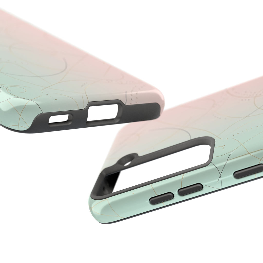 Pastel Swirl Tough Phone Case — Protective Gradient Phone Cover