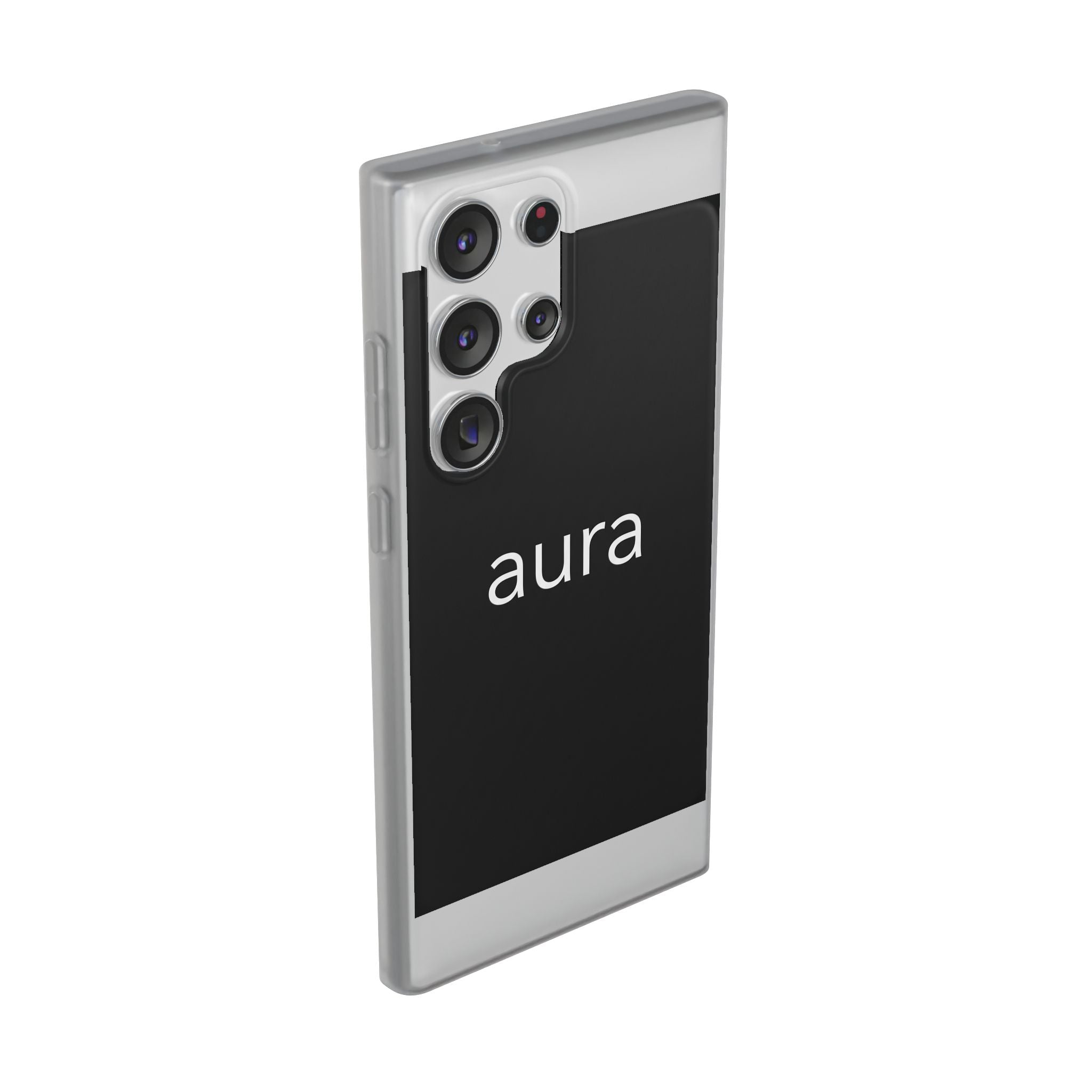 Aura Black Minimalist Phone Case