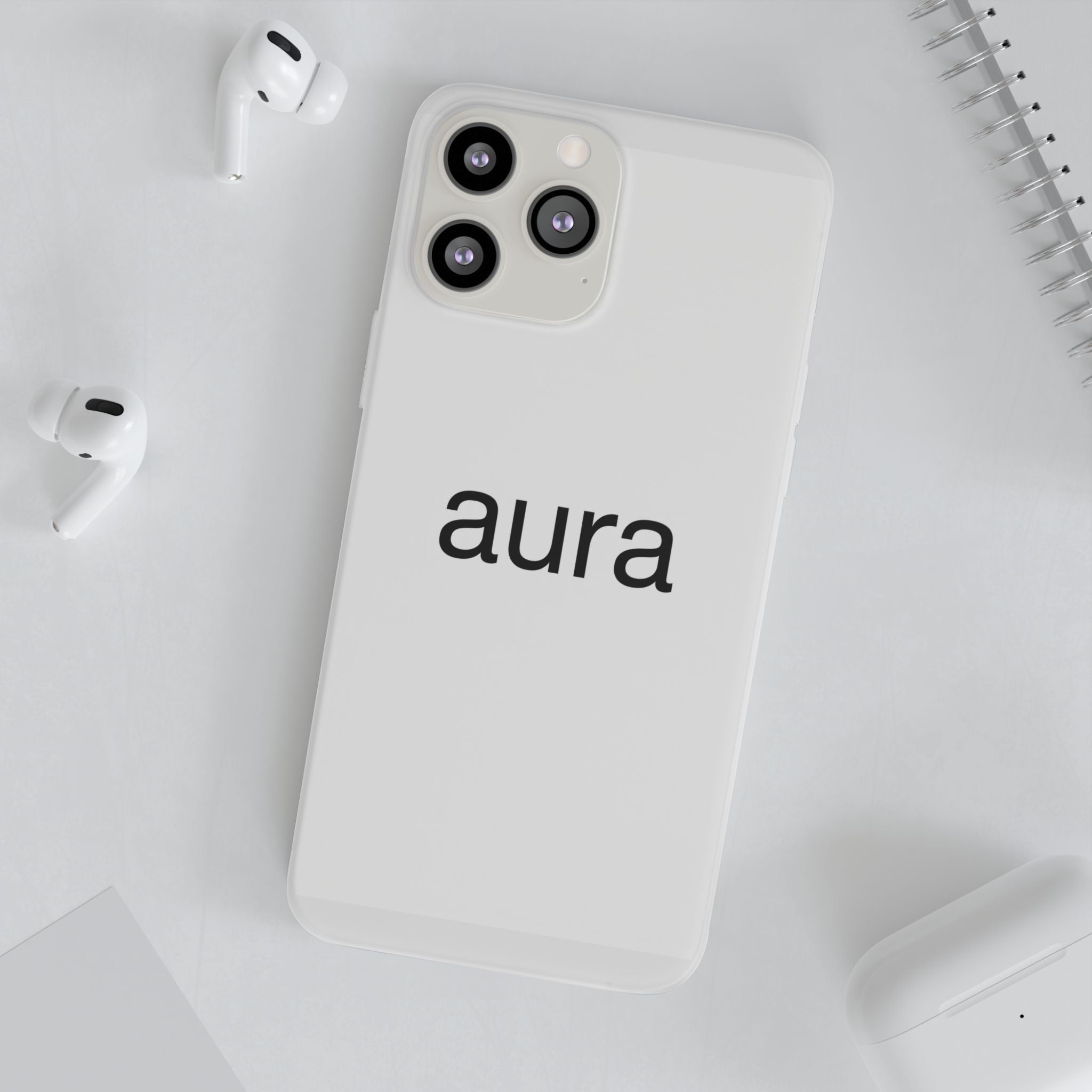 Aura Clear Flexi Phone Case — Minimalist Protective Phone Cover