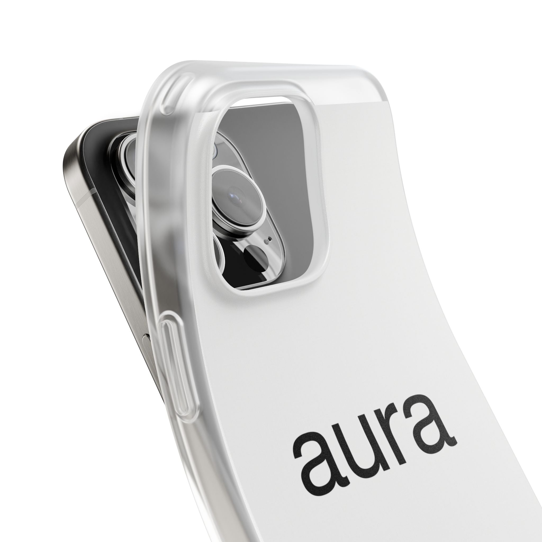 Aura Clear Flexi Phone Case — Minimalist Protective Phone Cover