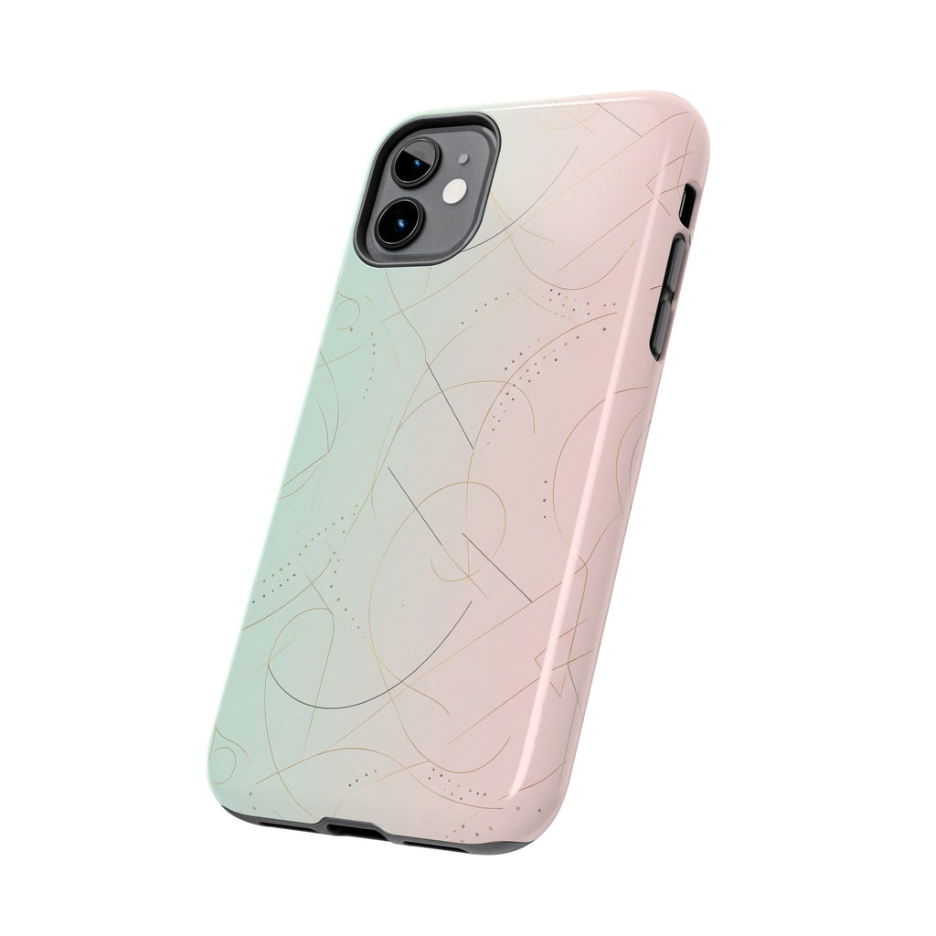 Pastel Swirl Tough Phone Case — Protective Gradient Phone Cover