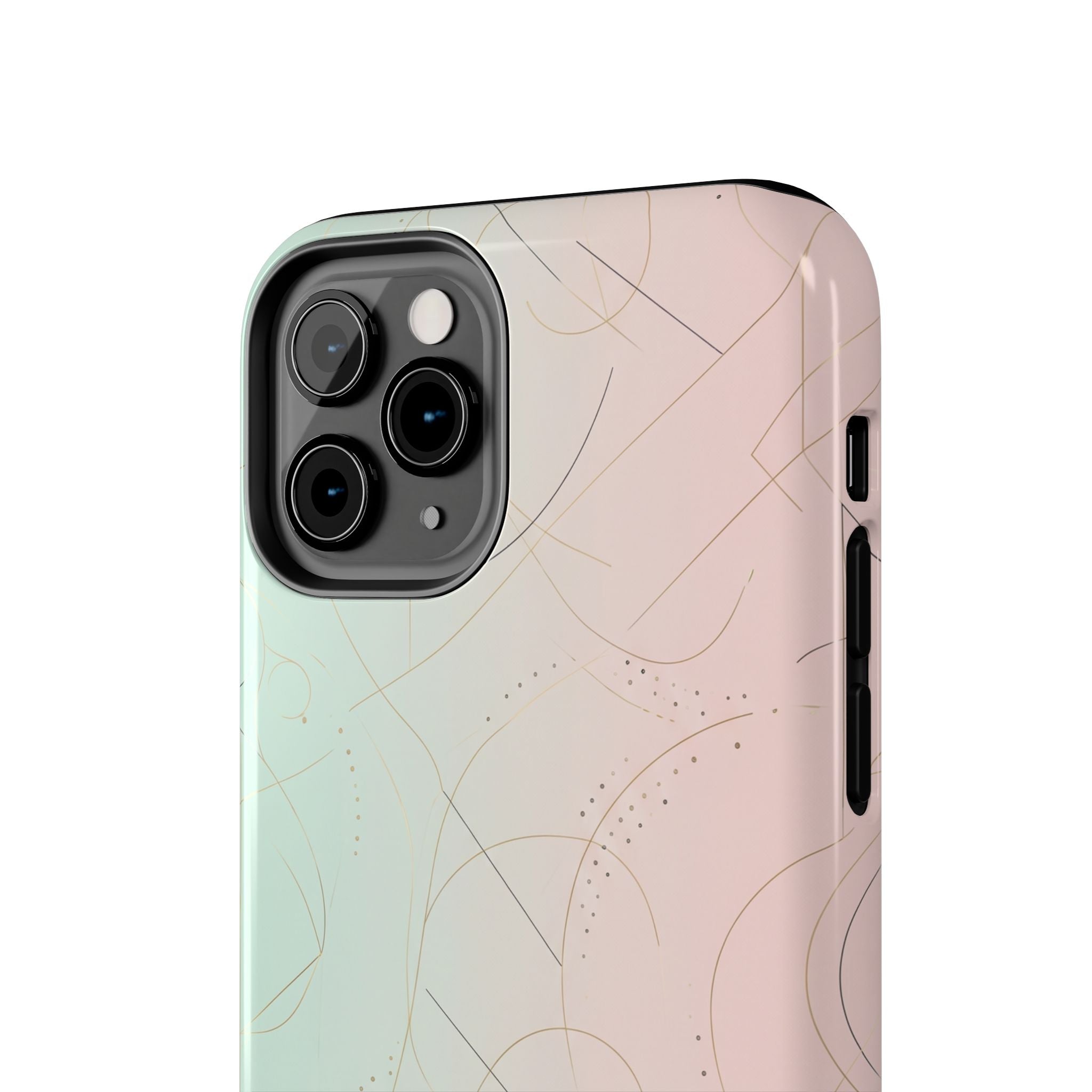 Pastel Swirl Tough Phone Case — Protective Gradient Phone Cover
