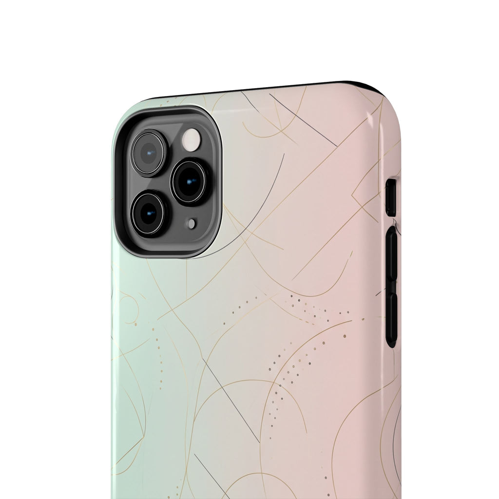 Pastel Swirl Tough Phone Case — Protective Gradient Phone Cover