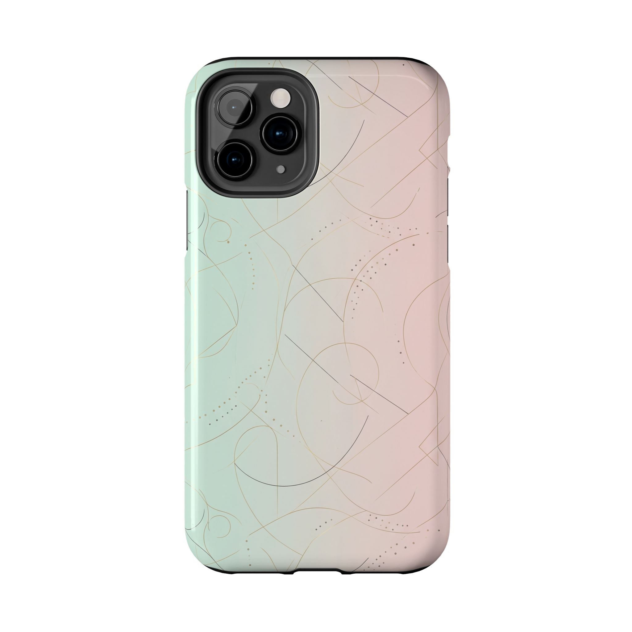 Pastel Swirl Tough Phone Case — Protective Gradient Phone Cover