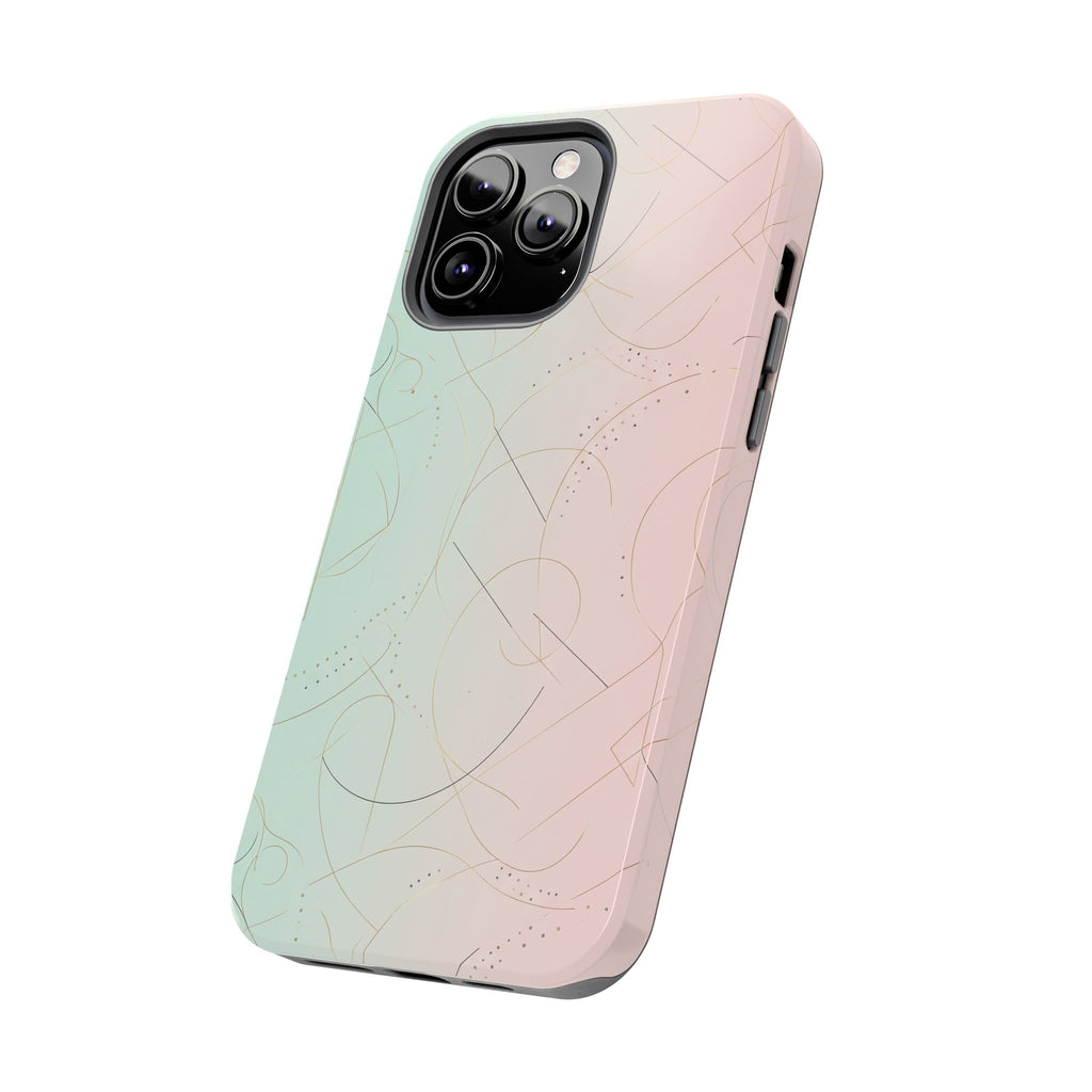 Pastel Swirl Tough Phone Case — Protective Gradient Phone Cover