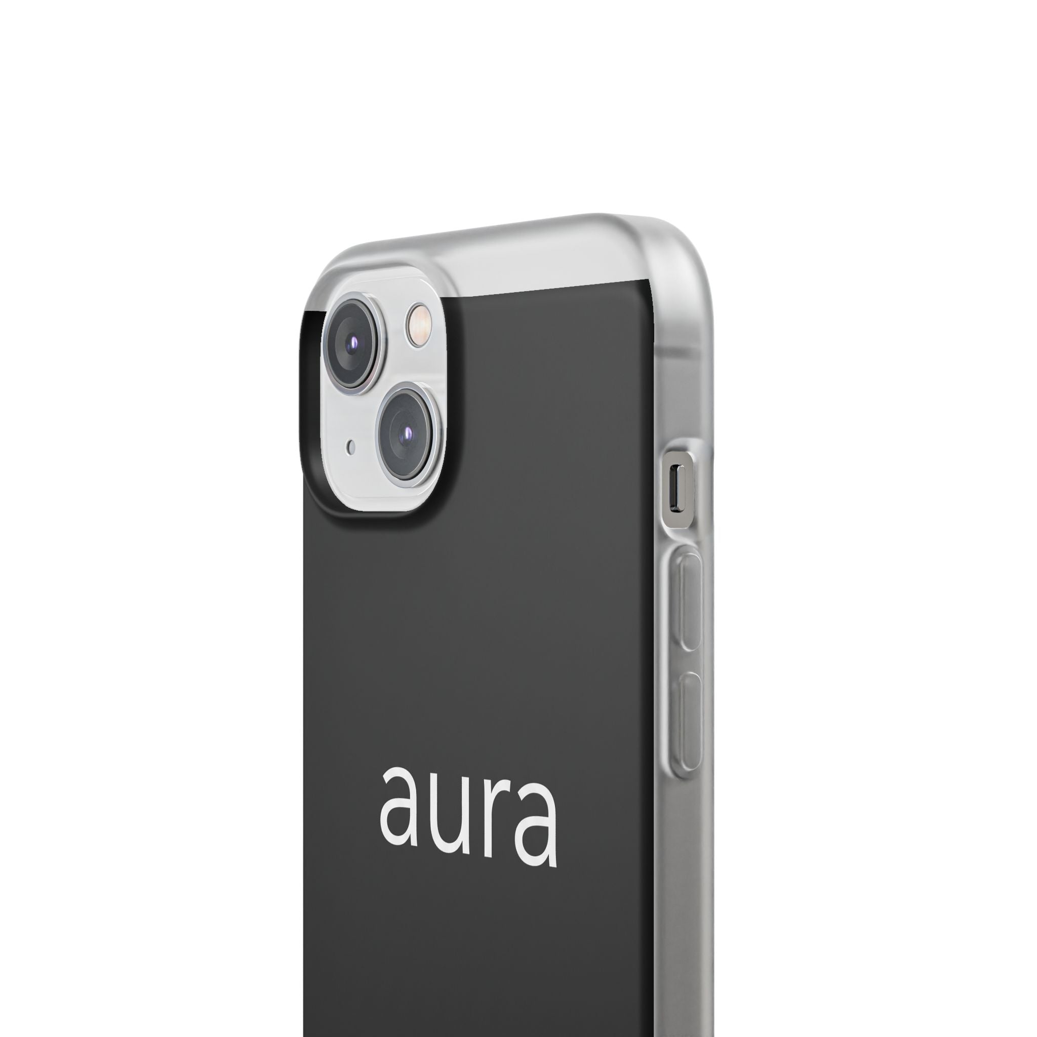 Aura Black Minimalist Phone Case