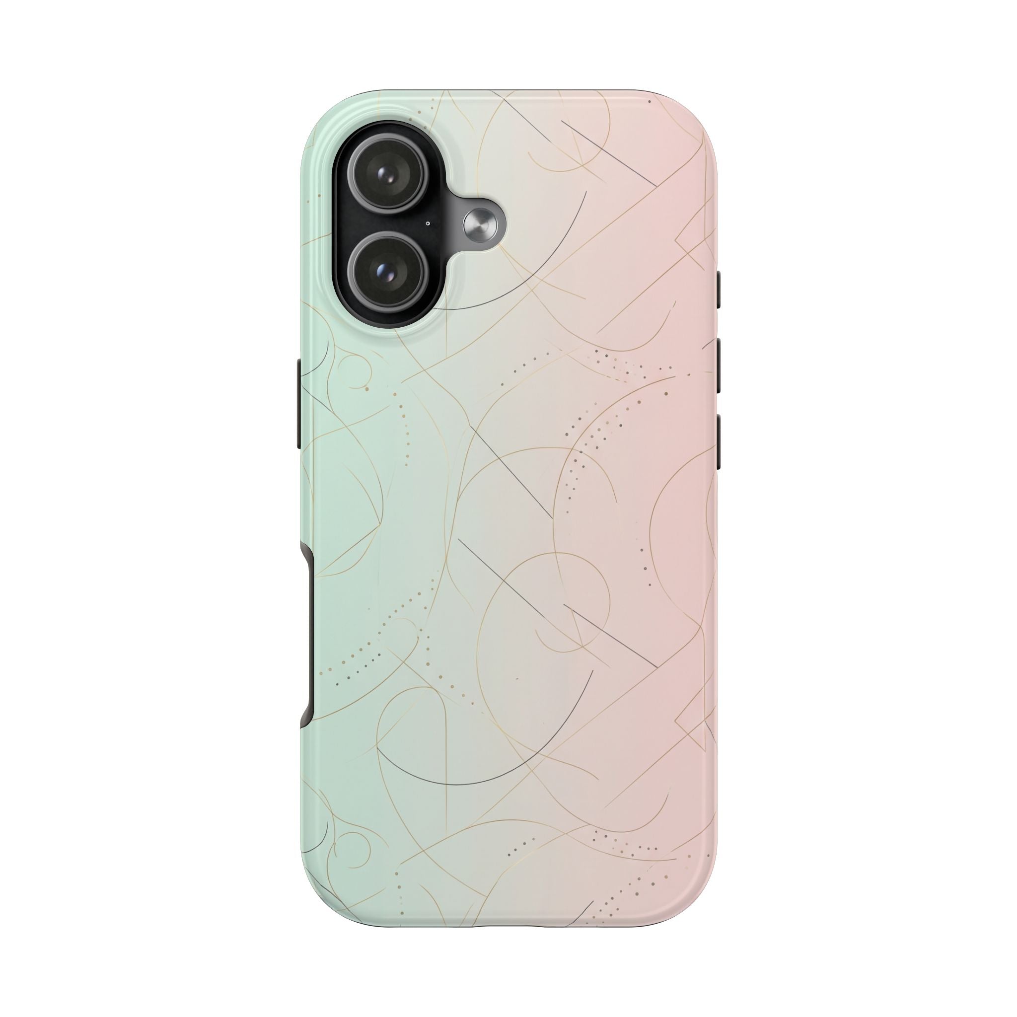 Pastel Swirl Tough Phone Case — Protective Gradient Phone Cover