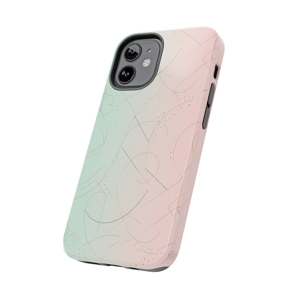 Pastel Swirl Tough Phone Case — Protective Gradient Phone Cover