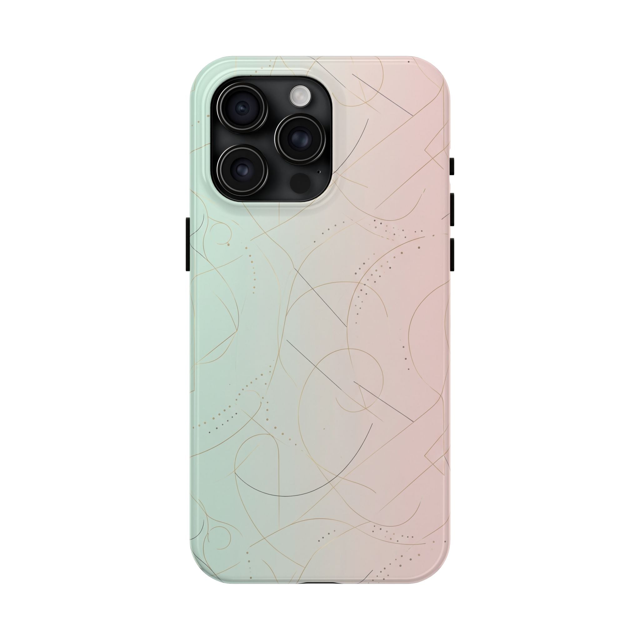 Pastel Swirl Tough Phone Case — Protective Gradient Phone Cover