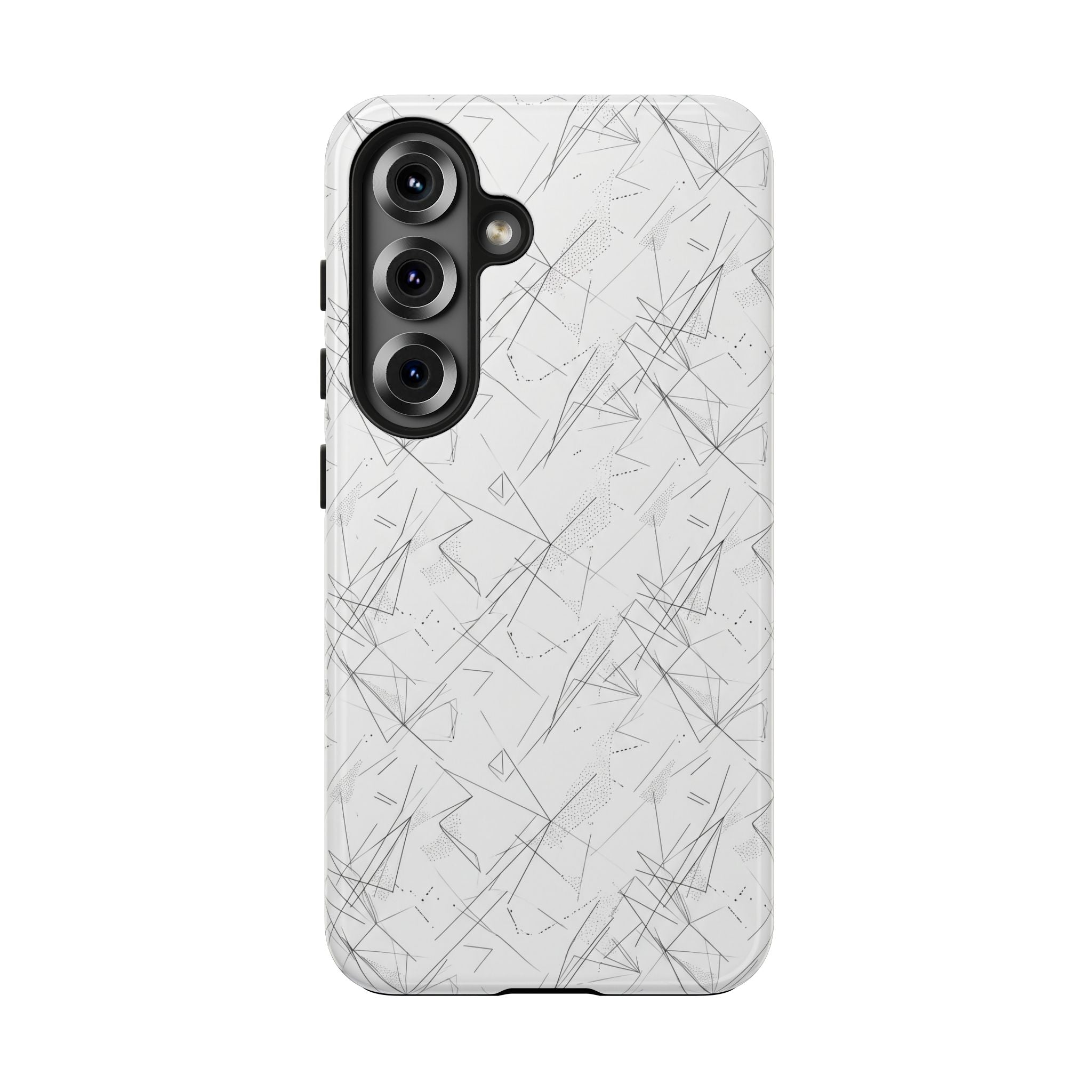 Marble Scratch Pattern Tough Phone Case — Protective iPhone Cover