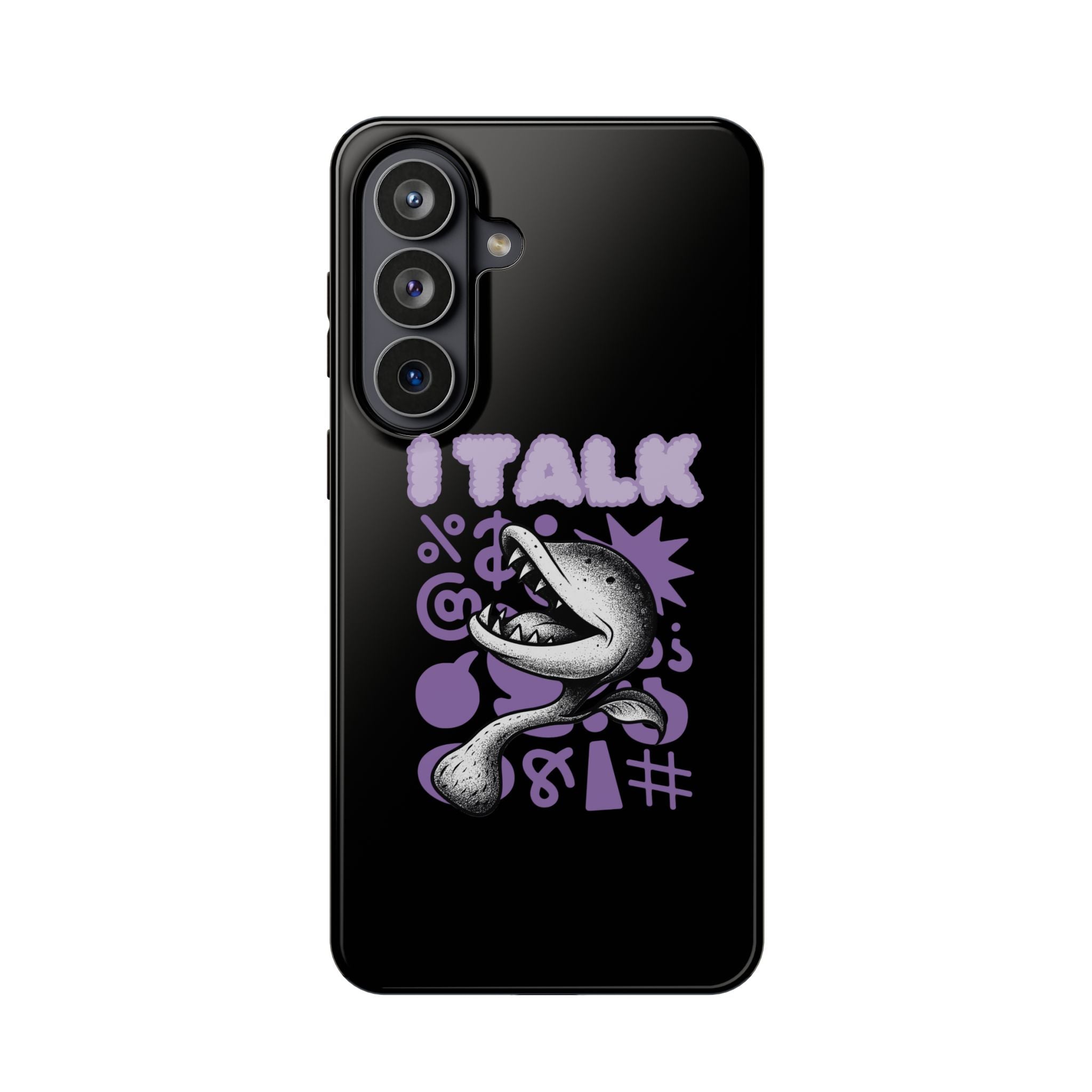 Phone Case — "I TALK" Graphic Magnetic Impact-Resistant Case