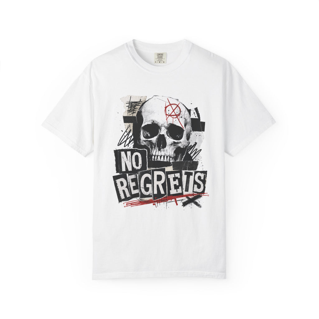 No Regrets Skull Graphic T-Shirt