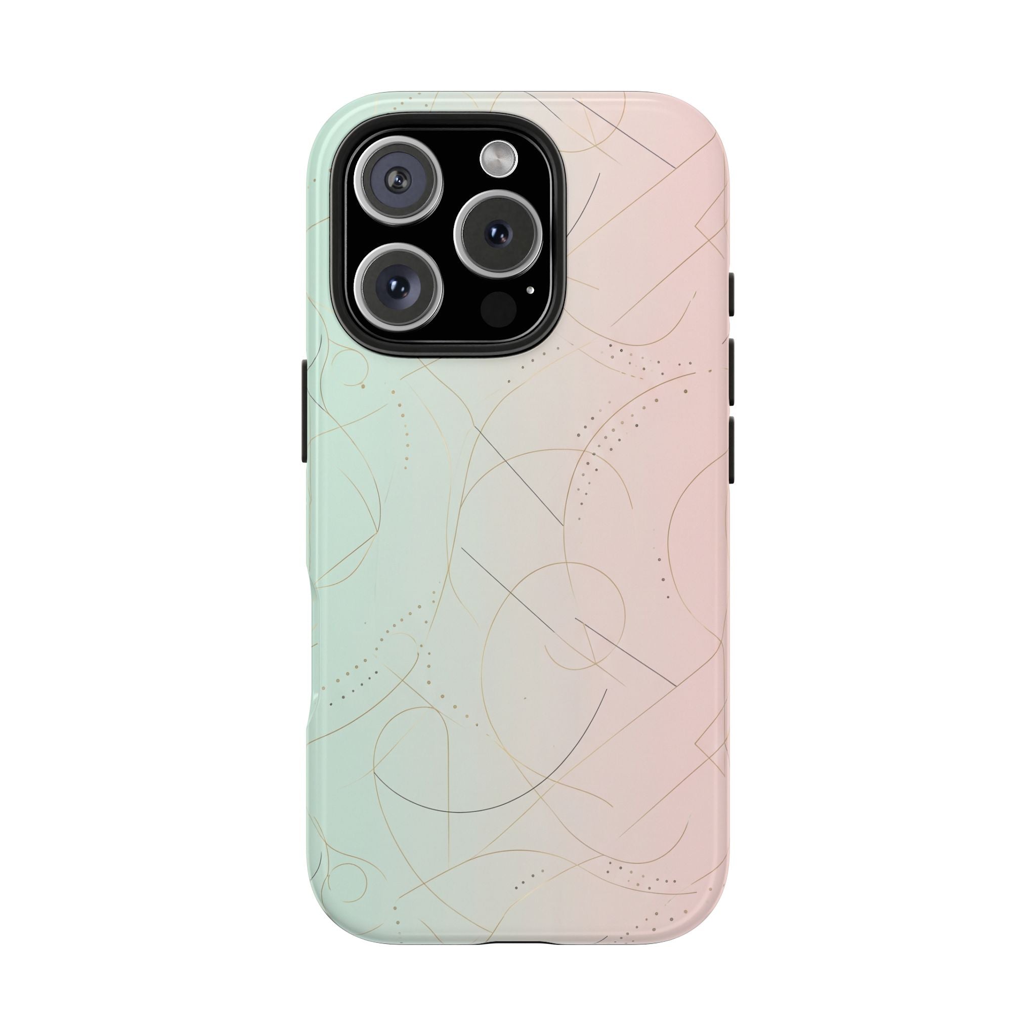 Pastel Swirl Tough Phone Case — Protective Gradient Phone Cover