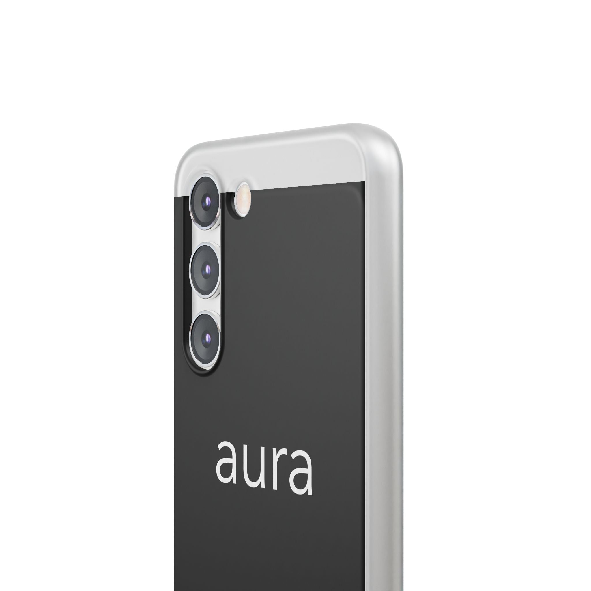 Aura Black Minimalist Phone Case