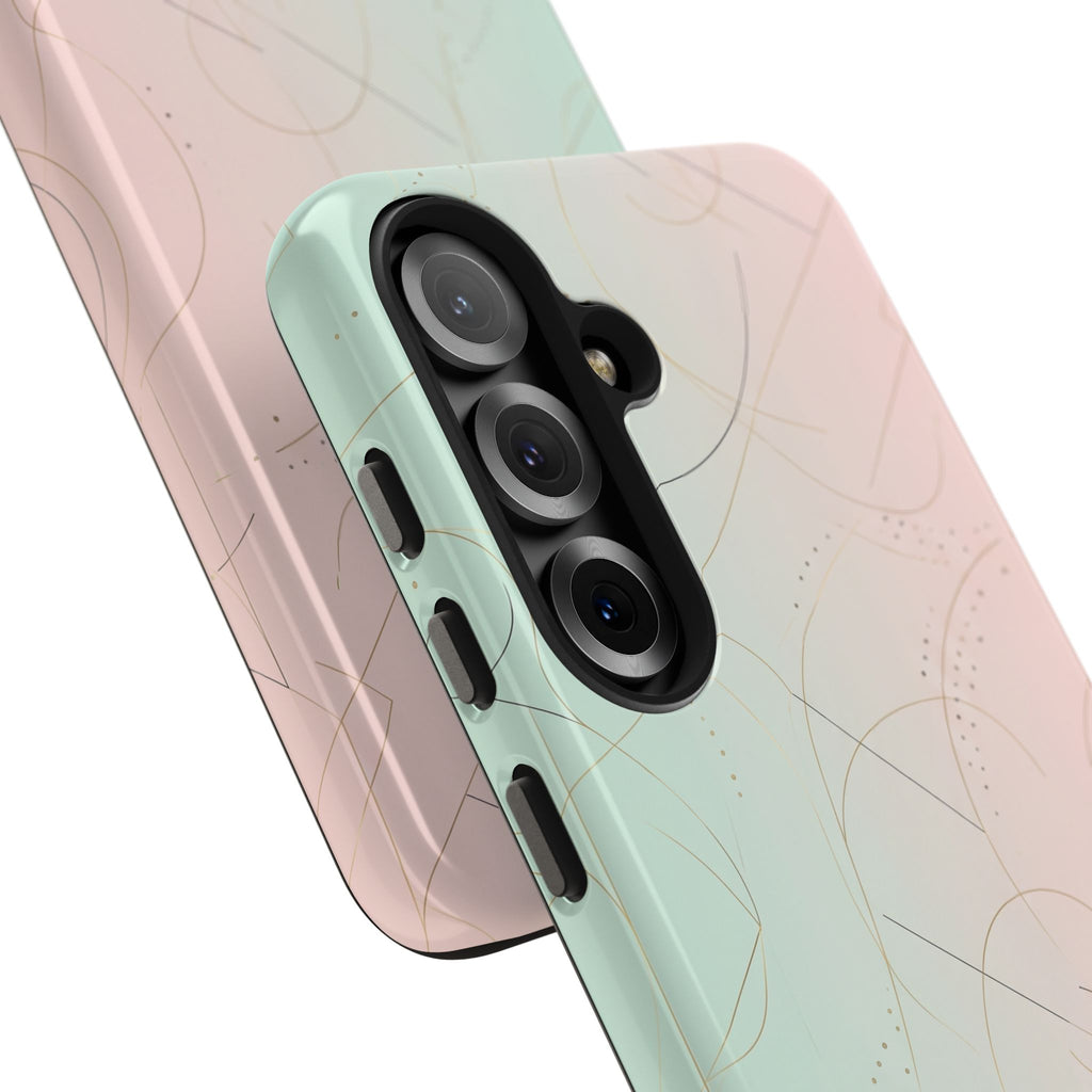 Pastel Swirl Tough Phone Case — Protective Gradient Phone Cover