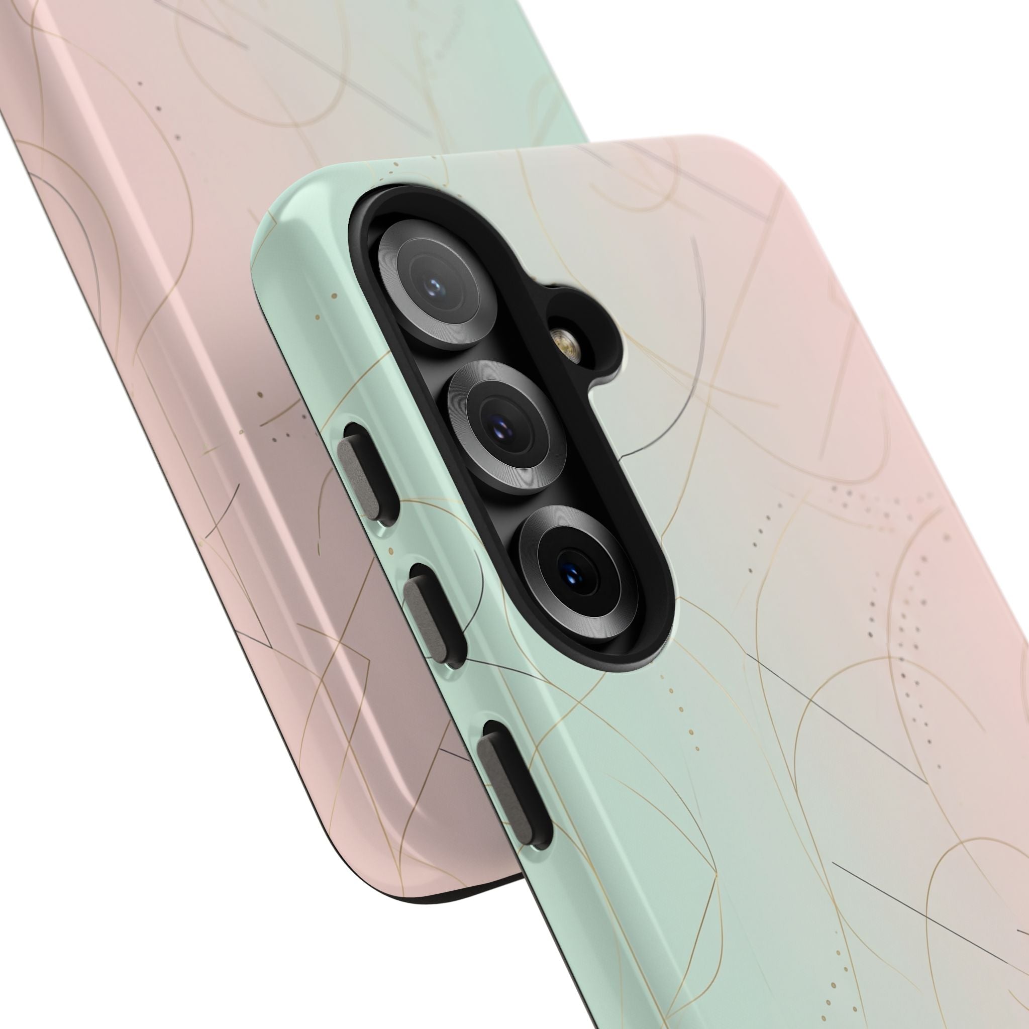 Pastel Swirl Tough Phone Case — Protective Gradient Phone Cover