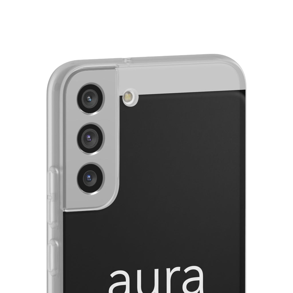 Aura Black Minimalist Phone Case