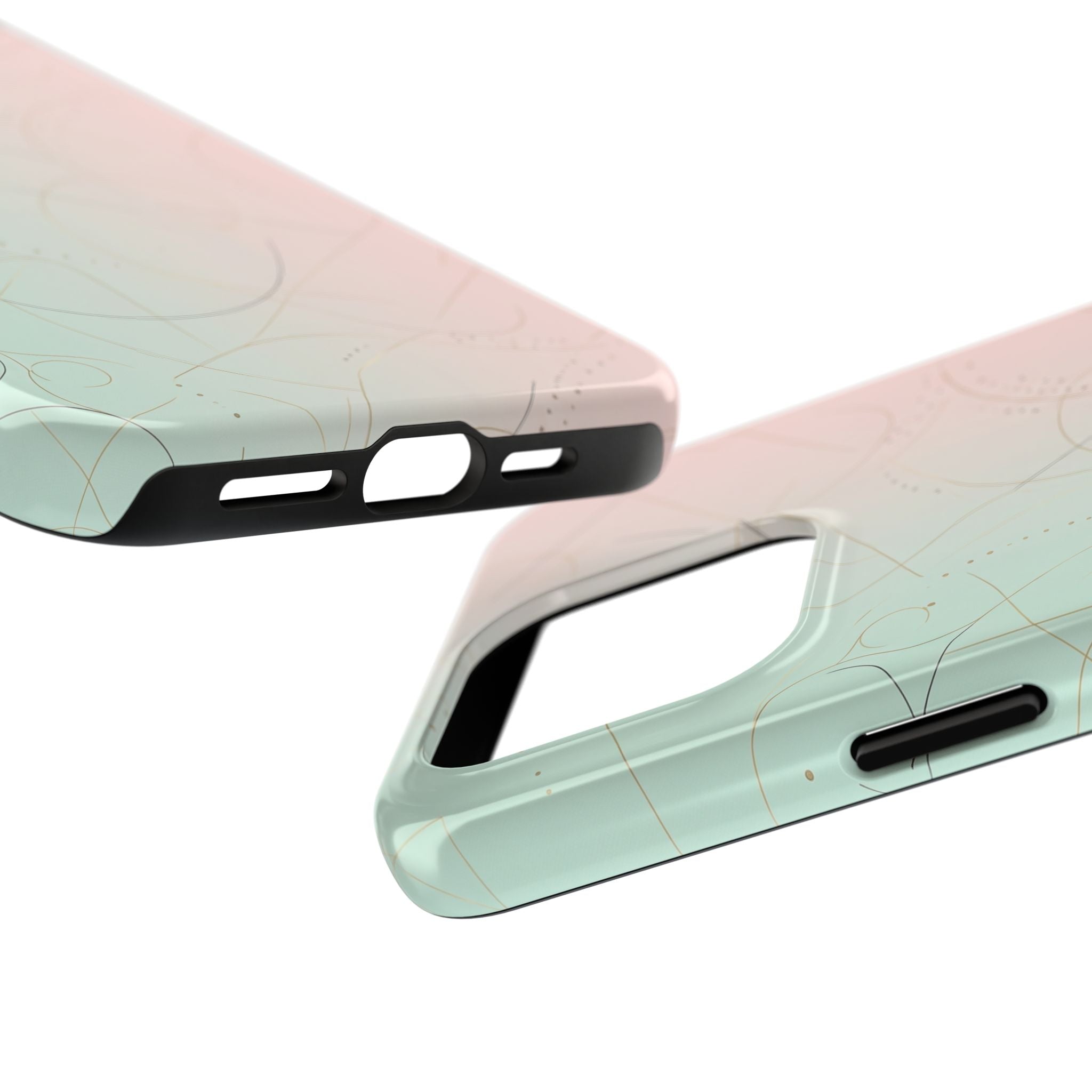 Pastel Swirl Tough Phone Case — Protective Gradient Phone Cover