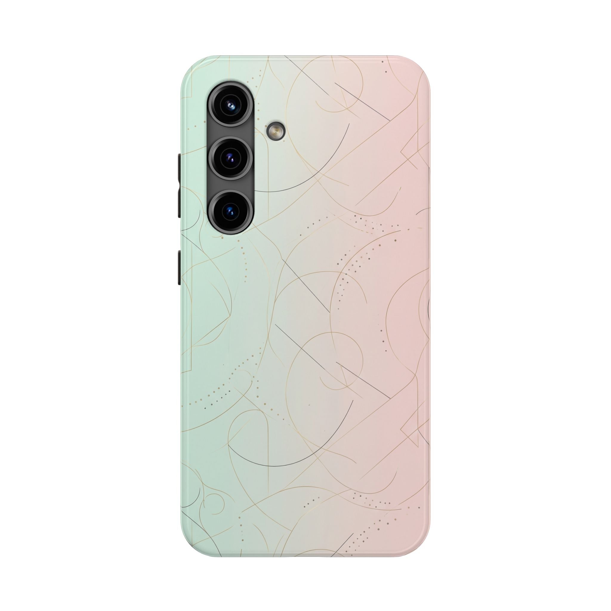 Pastel Swirl Tough Phone Case — Protective Gradient Phone Cover