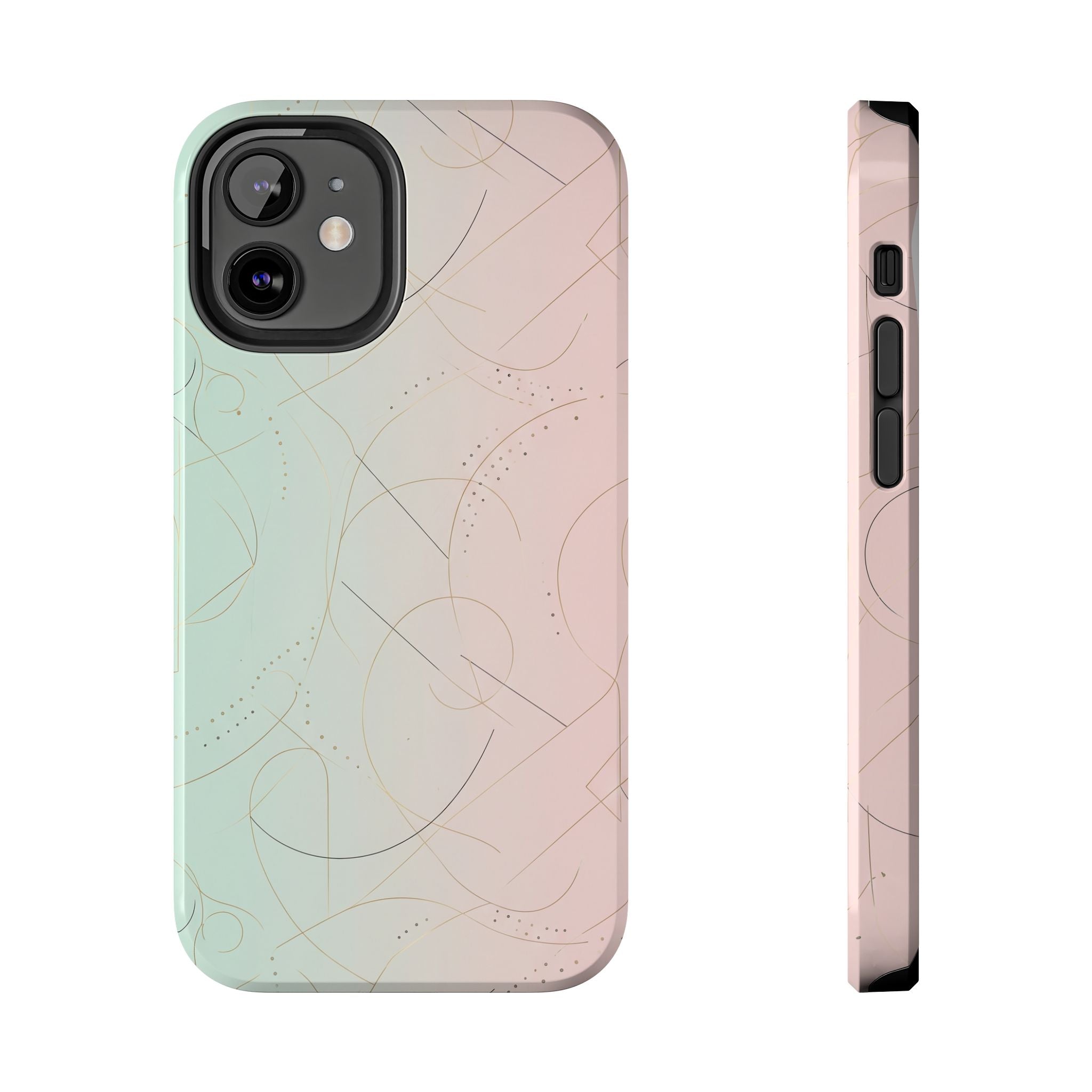 Pastel Swirl Tough Phone Case — Protective Gradient Phone Cover