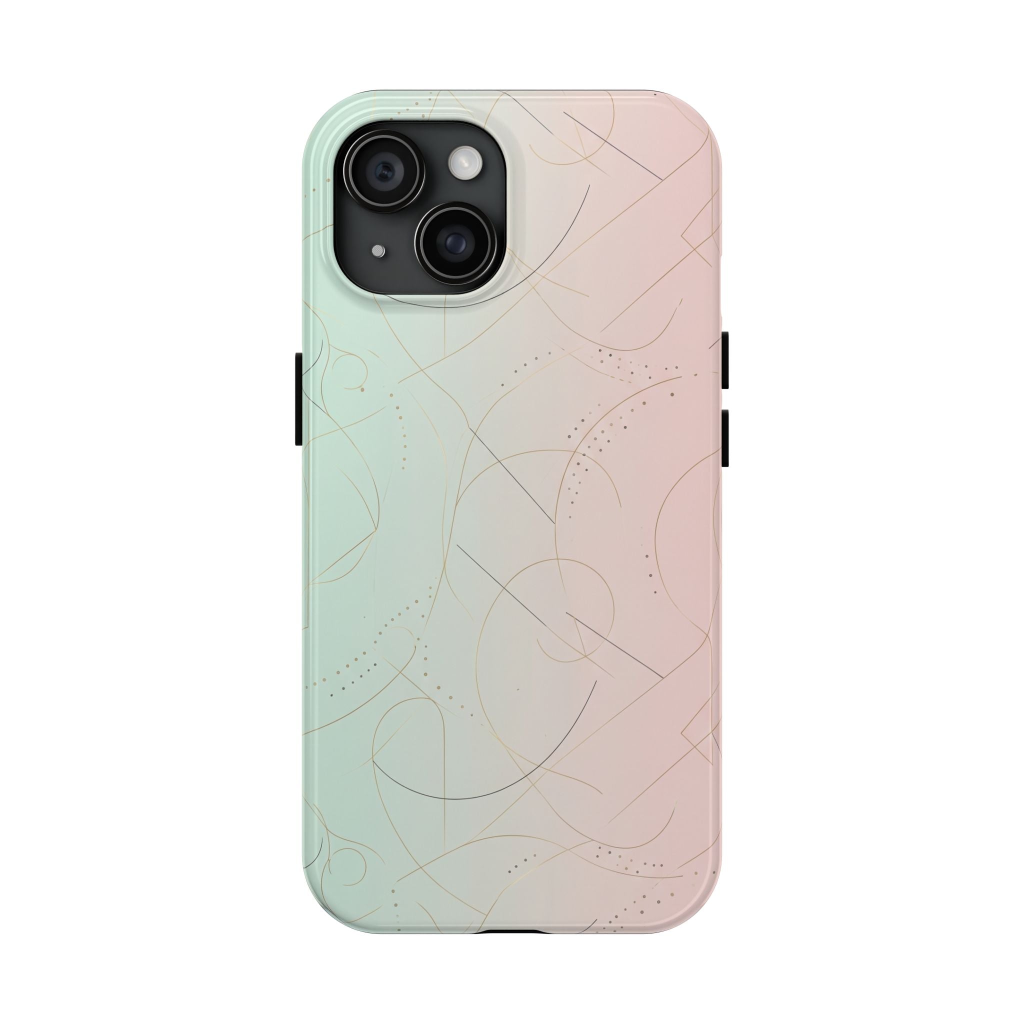 Pastel Swirl Tough Phone Case — Protective Gradient Phone Cover