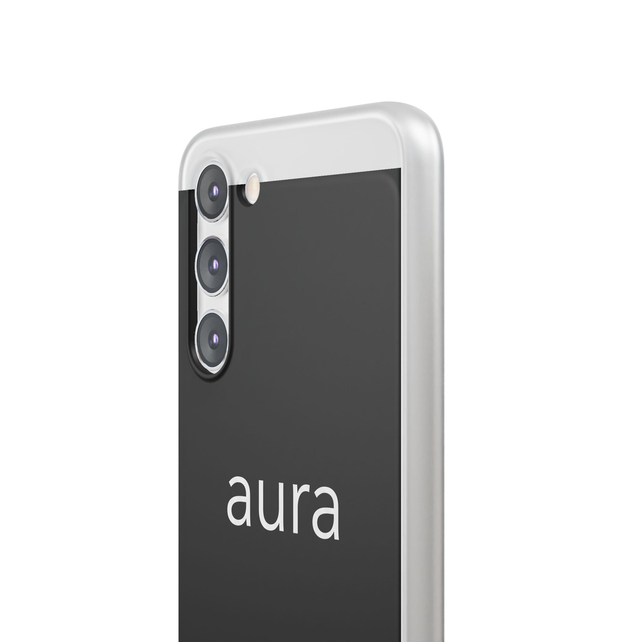 Aura Black Minimalist Phone Case
