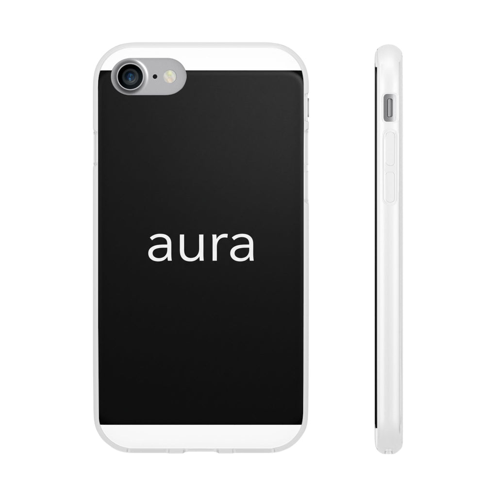 Aura Black Minimalist Phone Case